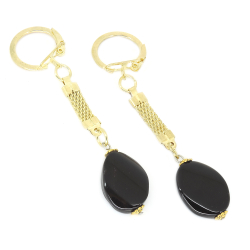 Брелок агат черный