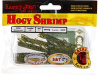 Мягкая приманка Lucky John Series HOGY SHRIMP 3.5in (89 мм), цвет PA01, 5 шт/уп