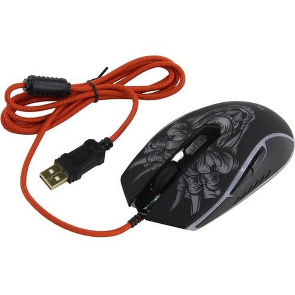 Мышь игровая проводная Defender Monstro GM-510L (черная)