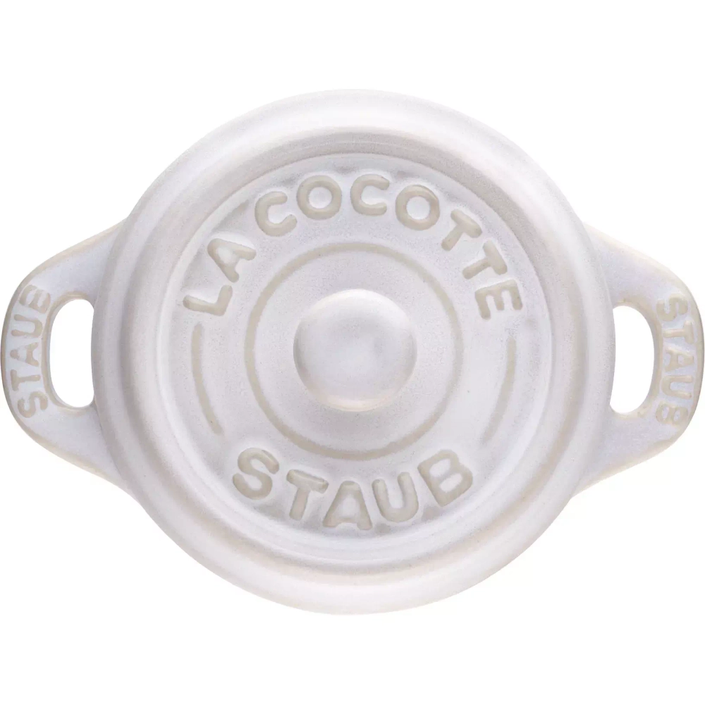 STAUB - Мини-кокотница 200мл, цвет слоновой кости / артикул   40511-997-0  / GTIN 4009839376986