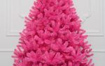 Искусственная розовая елка «Фуксия» (пвх) 120 см / 1,2 м
