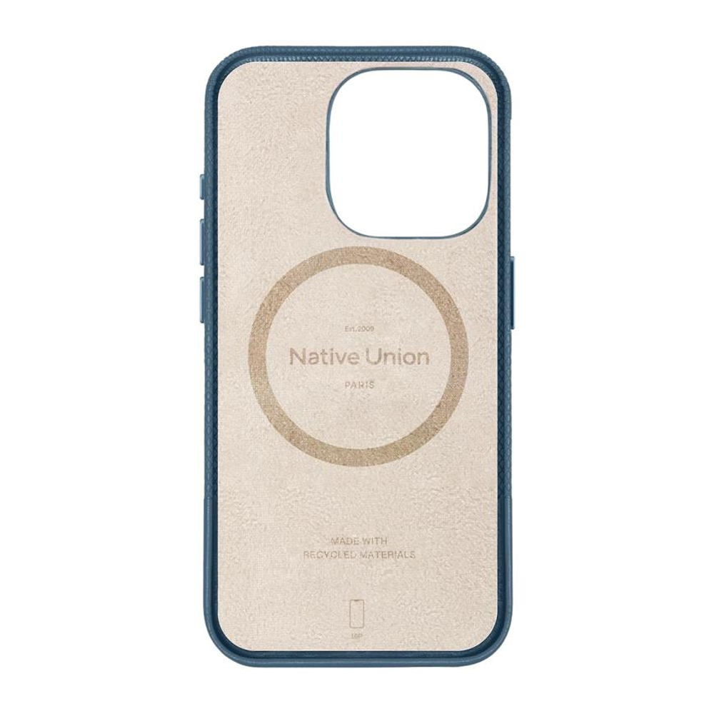 Кожаный чехол MagSafe Native Union (Re)Classic Case для iPhone 16 Pro Гибридный чехол из экокожи с зернисто-текстурированным контрастом и вырезом для Контроллера камеры