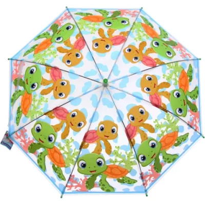 Зонт детский полуавтомат «Яркая Змейка», 8 спиц, d-80см, длина в слож. виде 65см