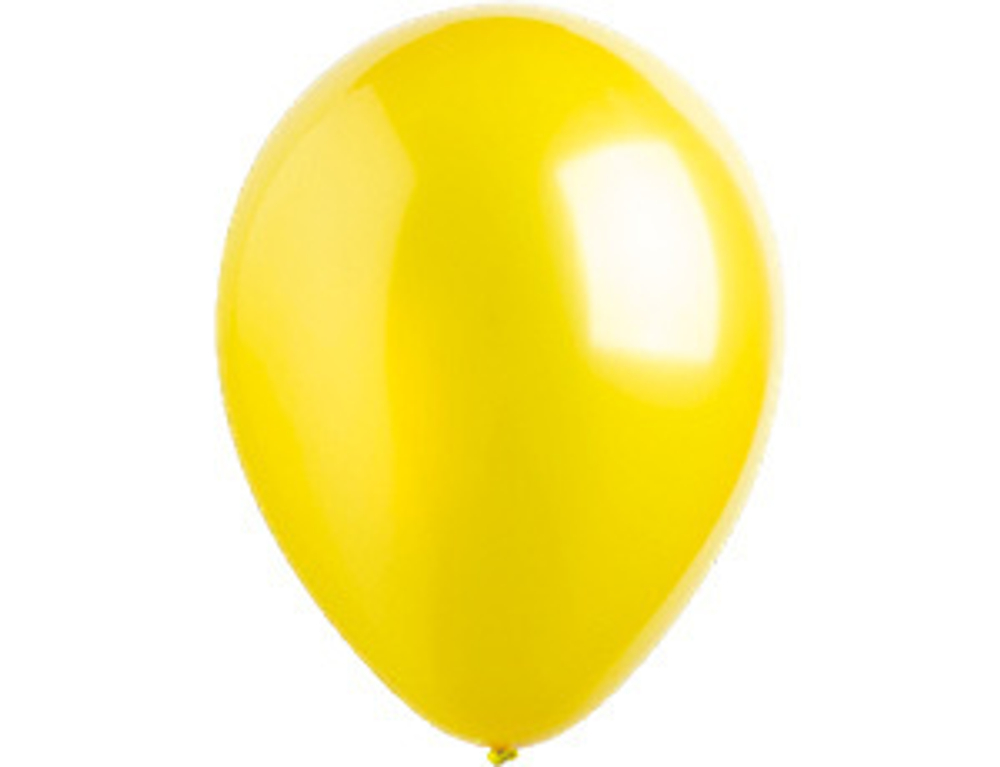 Э 12"/30 см, Металлик, Желтое Солнце (Yellow Sunshine 410), 50 шт.