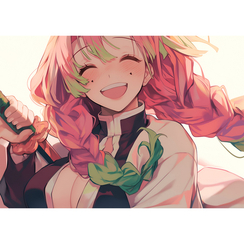 Постер Mitsuri Kanroji - Demon Slayer