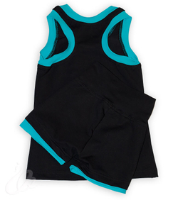 Чёрный/бирюзовый