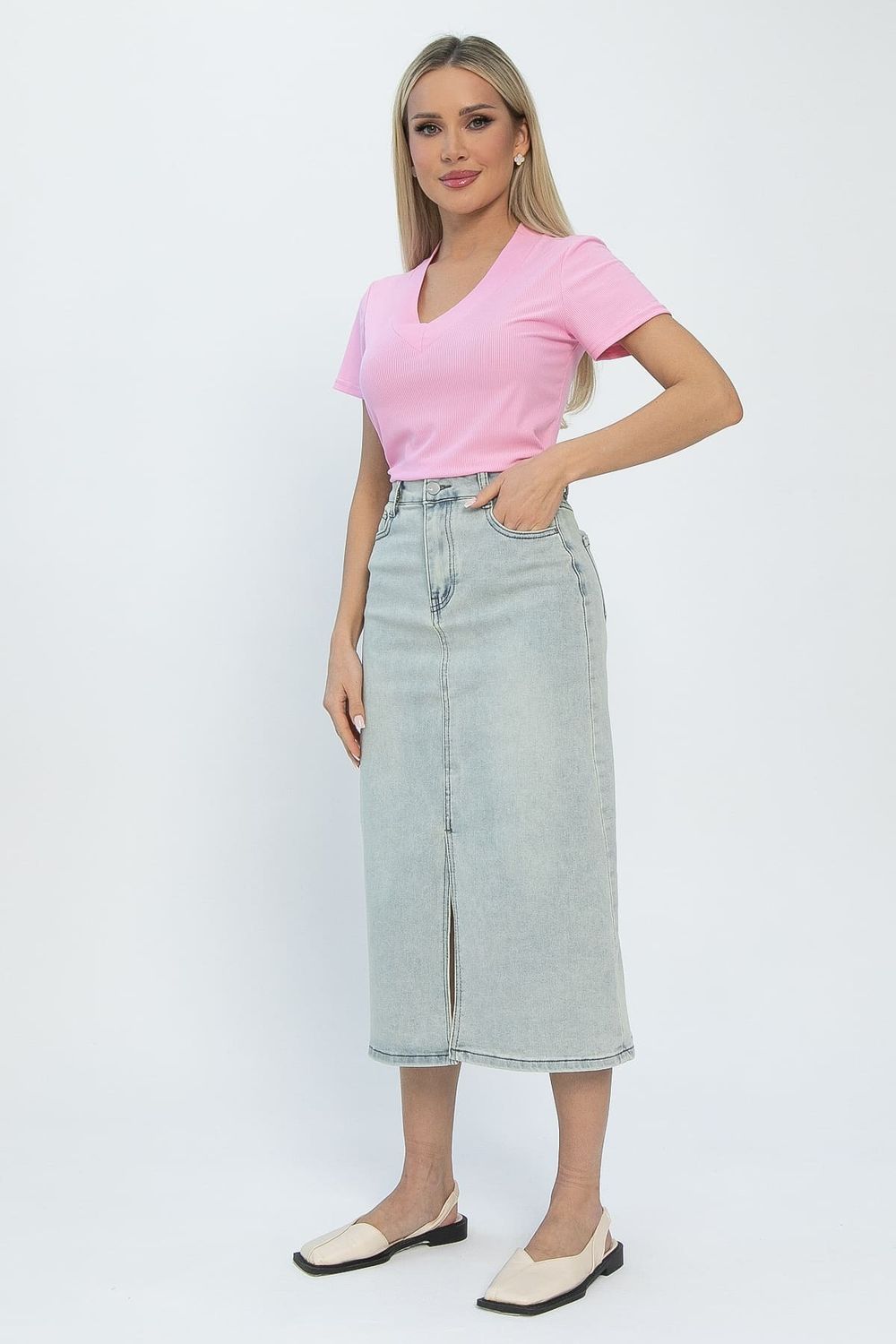 Юбка Муррей (сине-желтая) Ю13447-12М LT Collection