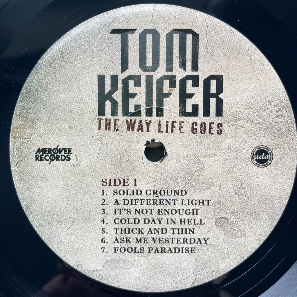 Винтажная виниловая пластинка LP Tom Keifer The Way Life Goes (США 2013) (СД в комплекте)
