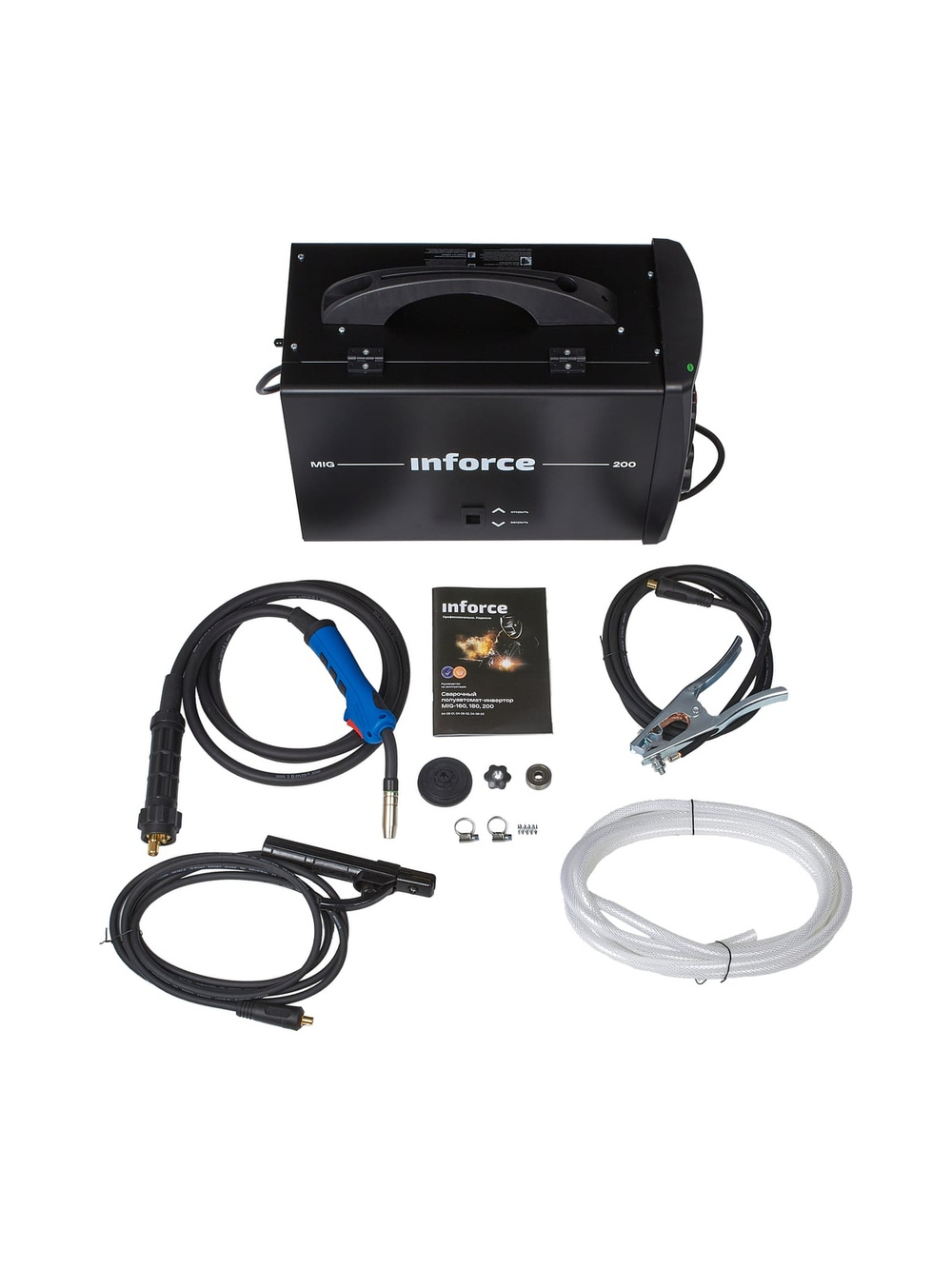 Сварочный полуавтомат-инвертор (200 A; EURO; ПВ 75%) Inforce MIG-200 04-08-03
