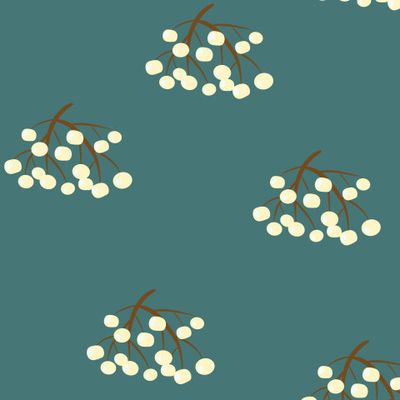 белая рябина