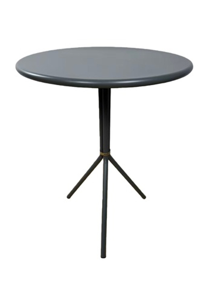 "Беллини" пластиковый круглый стол Ø60см, цвет темно-серый