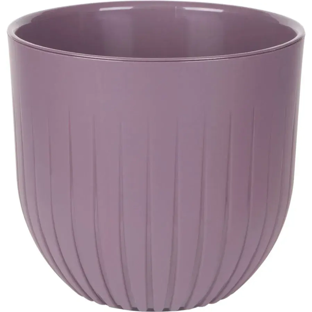 Пластиковый горшок с вкладкой Альфа слива 1,4 л д. 13 н.12,5