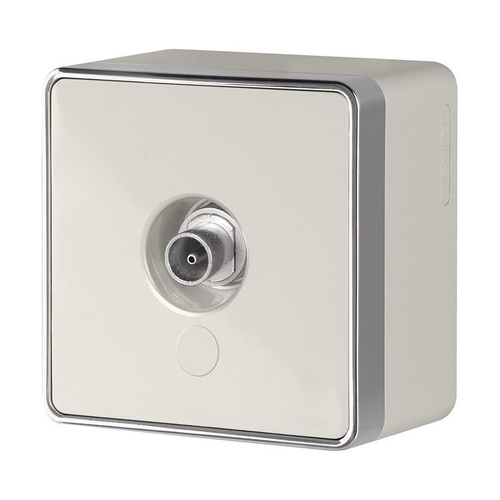 W5083003/ ТВ-розетка оконечная Gallant (слоновая кость) W5083003