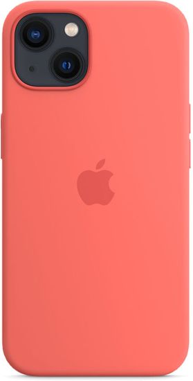 Чехол Apple MagSafe для iPhone 13, силикон, «розовый помело»