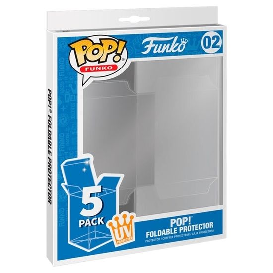 Комплект из 5 защитных боксов для фигурок Фанко ПОП, Funko POP Plastic Protector, 53008