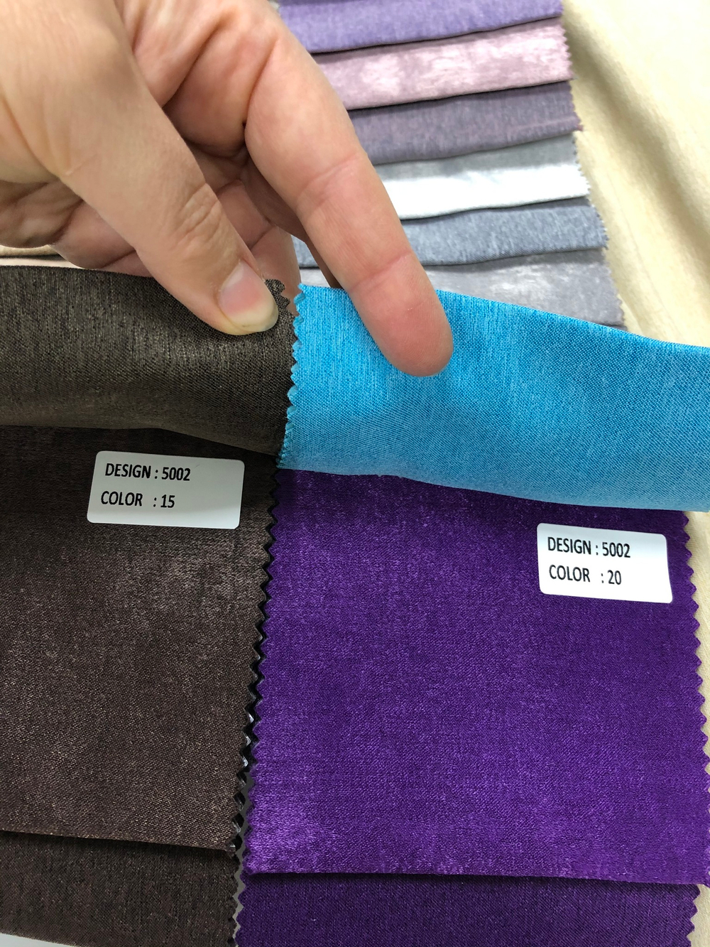 Портьерная ткань двусторонний софт Megara арт. 5002 (высота 285 см, Турция)