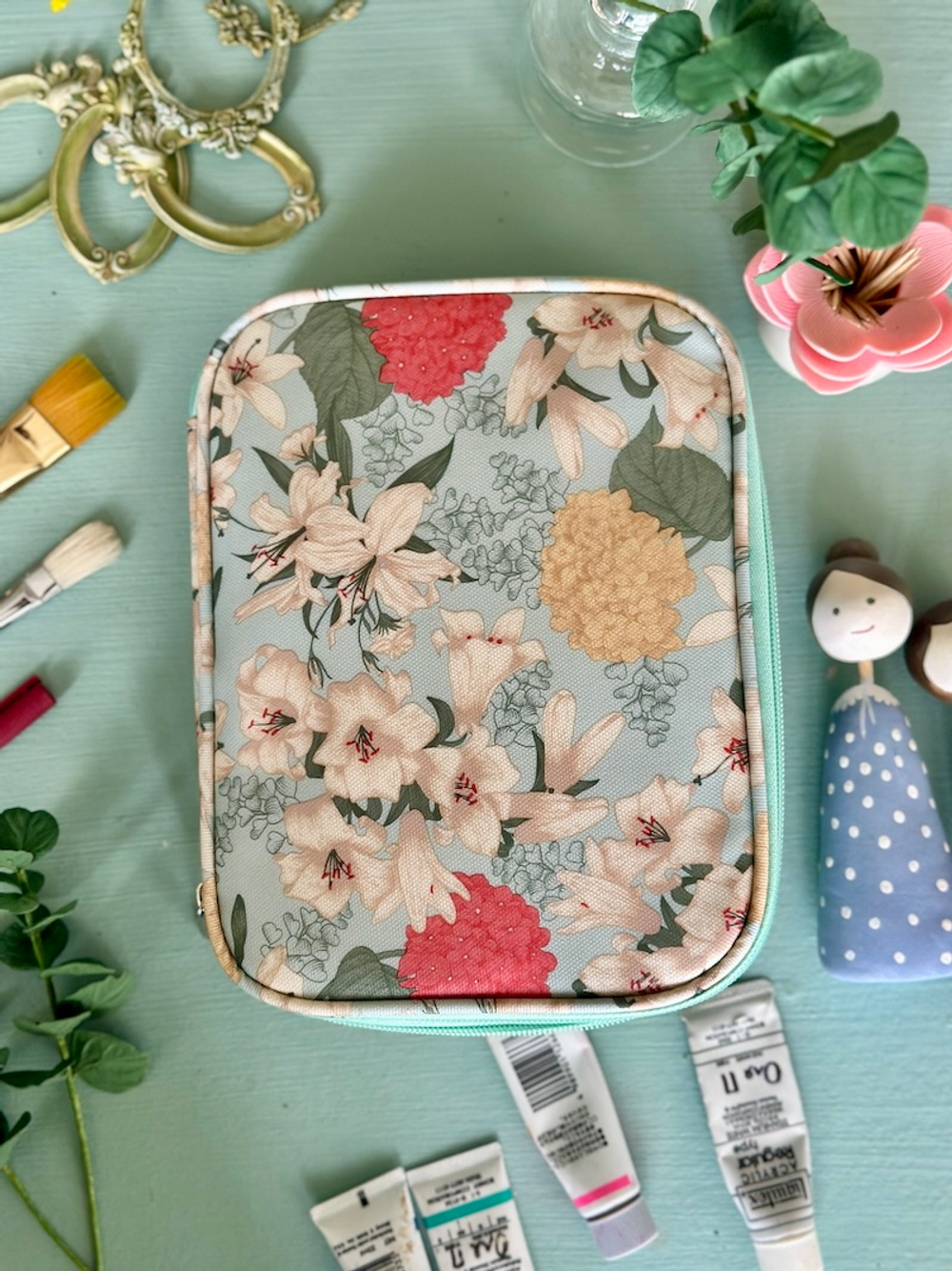 Пенал-оганайзер для хранения вязальных спиц и принадлежностей для рукоделия БОЛЬШОЙ