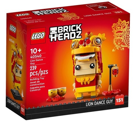 Конструктор LEGO BrickHeadz 40540 Мальчик танцует танец льва