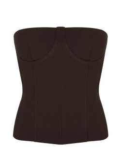 Корсет из костюмной ткани