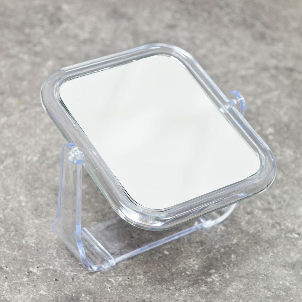 Зеркало косметическое двустороннее 13,4*10,4*2см M-1