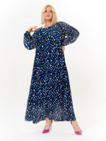 Шифоновое платье Бетти, принт с орнаментом