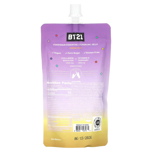 Everydaze, Essential C's Konjac Jelly, корейская груша, 150 мл (5,07 жидк. унц.)