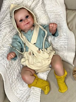 Кукла Реборн мягконабивная 50см в пакете (FA-015B)