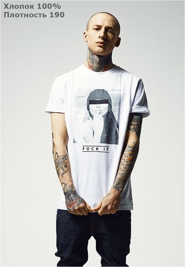 Футболка MISTER TEE F#?KIT Tee White