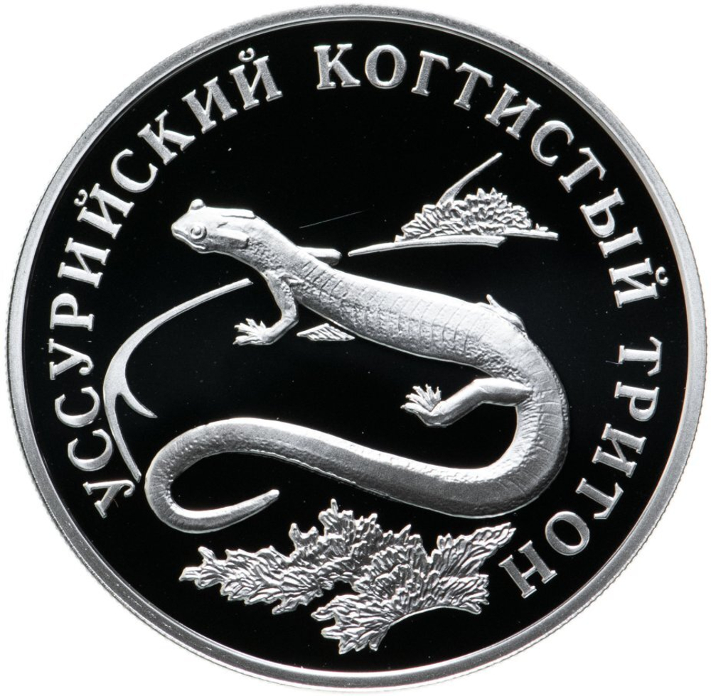 Russia 2 Rubles 2006, Red Book - Ussuri Clawed Newt (SPMD),PROOF