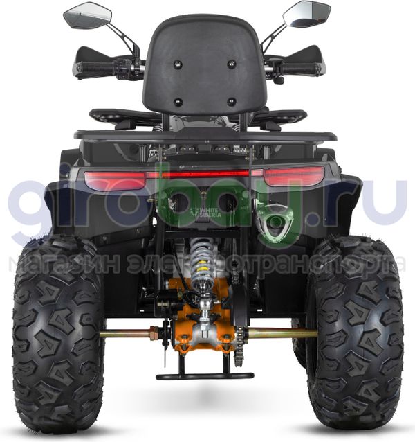 Бензиновый квадроцикл WHITE SIBERIA BARS 200CC PRO (Черный)