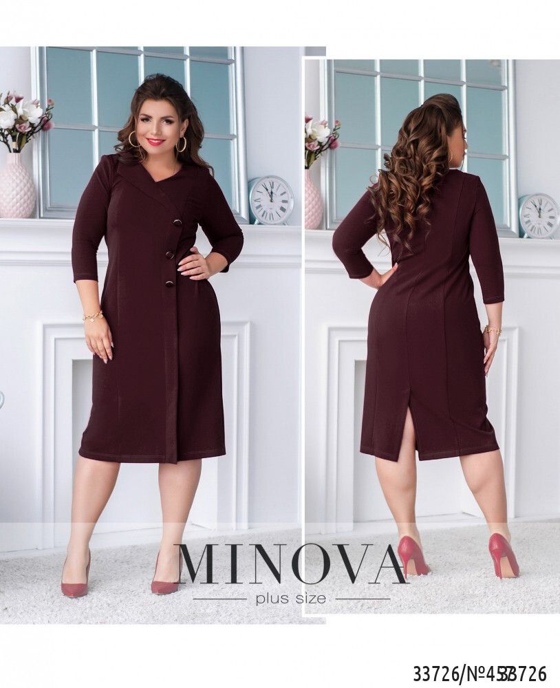 Платье 457-бордо Minova