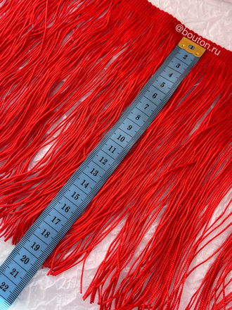 Бахрома красная