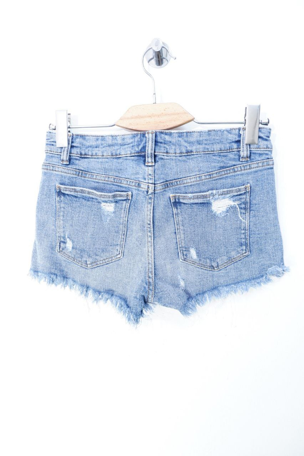 Шорты Zara джинсовые с потертостями 40 размер