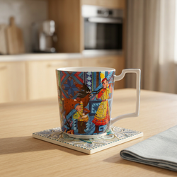 Кружка из костяной керамики