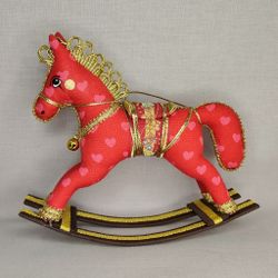 Ёлочная игрушка Лошадка-Качалка №2