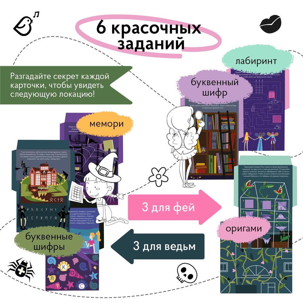 Квест «Феи против ведьм»