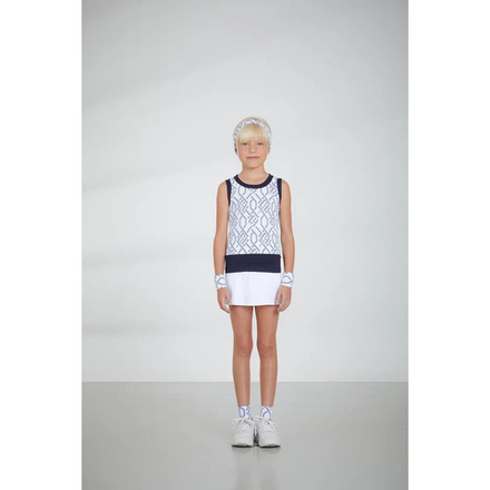 ОДЕЖДА ДЛЯ ТЕННИСА Девочки, Майка POIVRE BLANC SLEEVELESS MERYL .