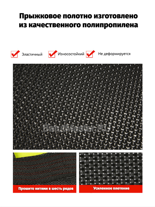 Каркасный батут, диаметр 3 фт, синий