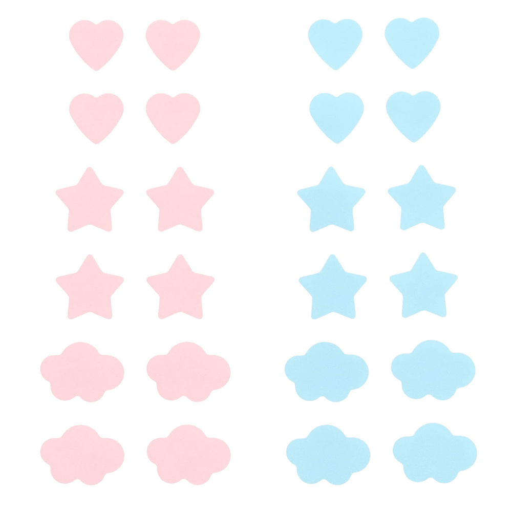 The Creme Shop, Cotton Candy Skin, гидроколлоидные патчи от акне, звезда, сердце и облака, 24 патча