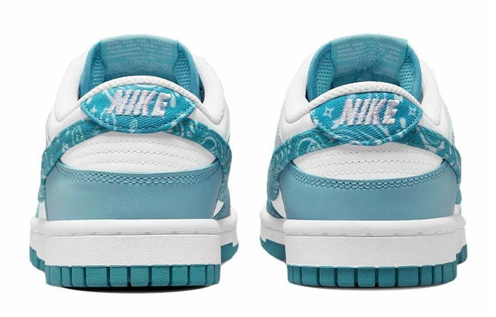 Кроссовки Nike Dunk Low Ess "Blue Paisley" (Женская размерная сетка)