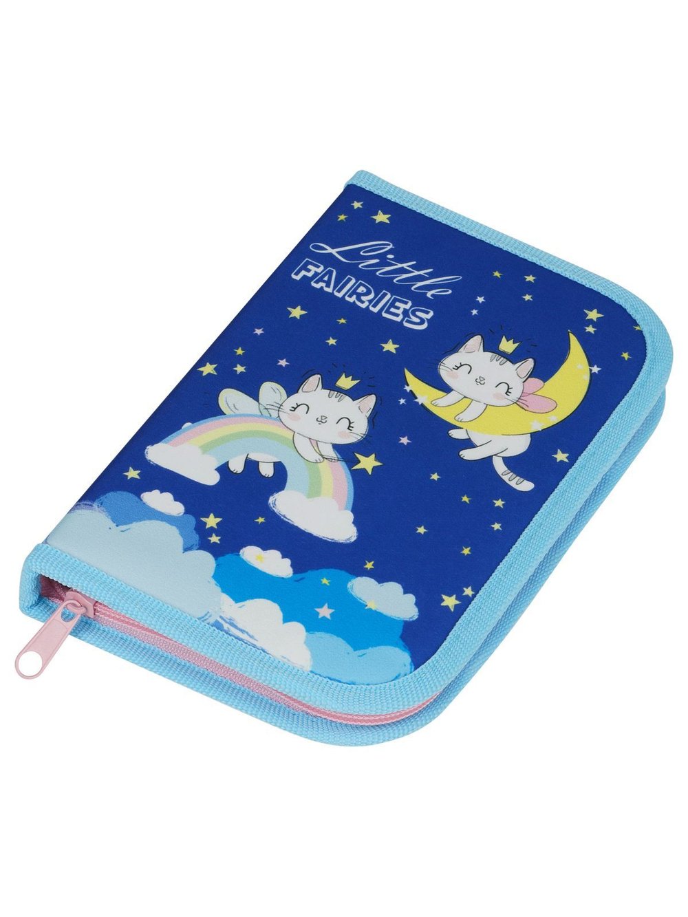 Пенал школьный 1 отделение с дополнительной секцией