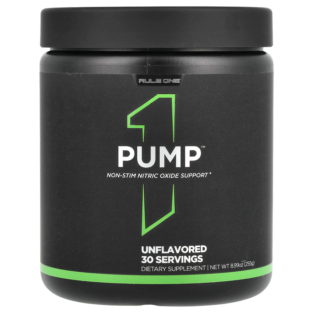 Rule One Proteins, Pump, без добавок, 255 г (8,99 унции)