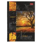 Блокнот А5 (135х206 мм), 120 л., твердый переплет, тонированный блок, поролон, клетка, HATBER, "Закат", 120ББп5В1, B200636