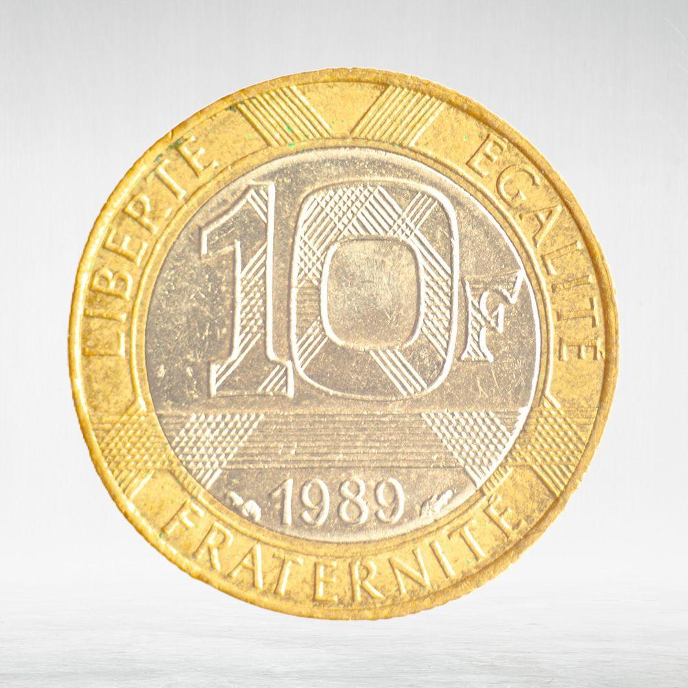 France, 10 Francs 1989 - Génie de la Bastille, VF
