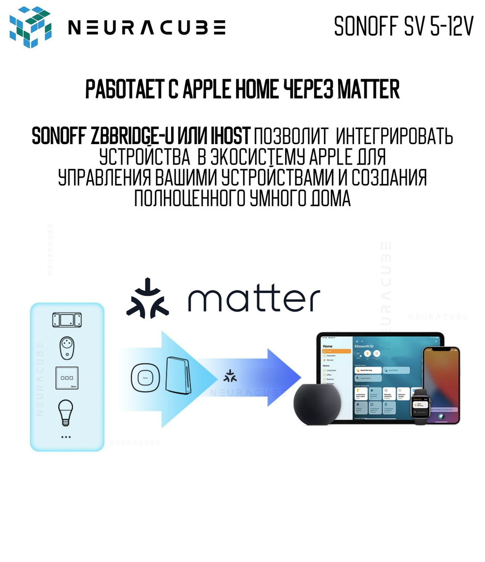 WiFi реле SONOFF SV 5-12V