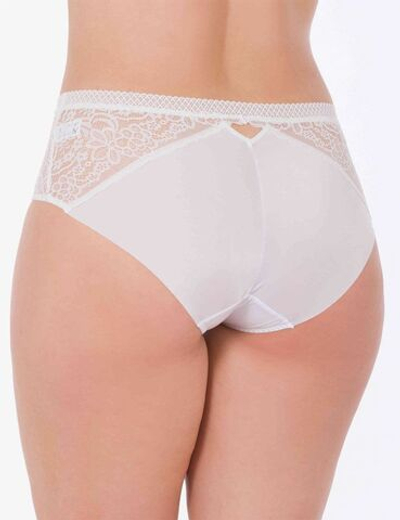 Трусики-слипы с кружевом Patrice (Размер: 40) (Цвет: белый)