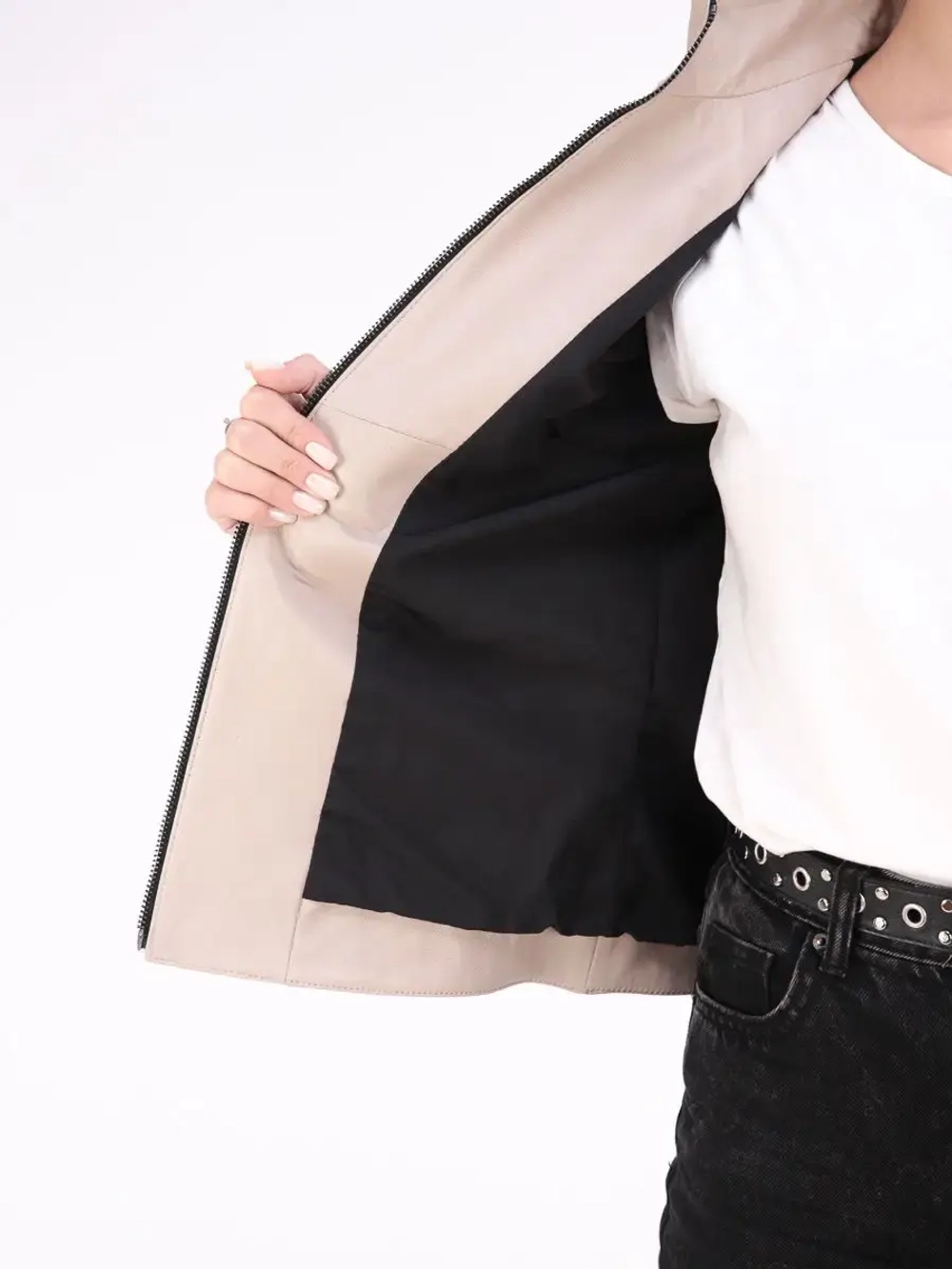 Куртка женская из натуральной кожи