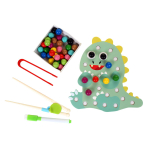 Развивающая игрушка деревянная с шариками коробка C-41932