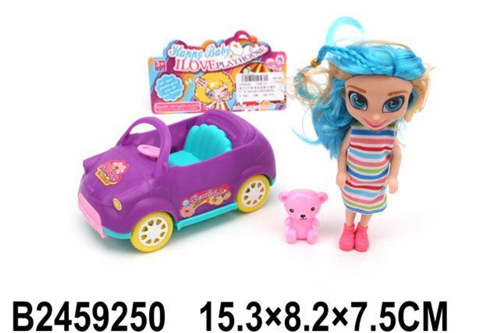 Кукла мини с аксессуарами, пакет 600-71