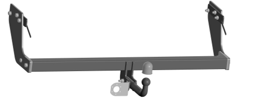 Фаркоп Oris на Great Wall Poer KingKong Pickup 2021- (паспорт и сертификат в комплекте,без электрики) 3326-A